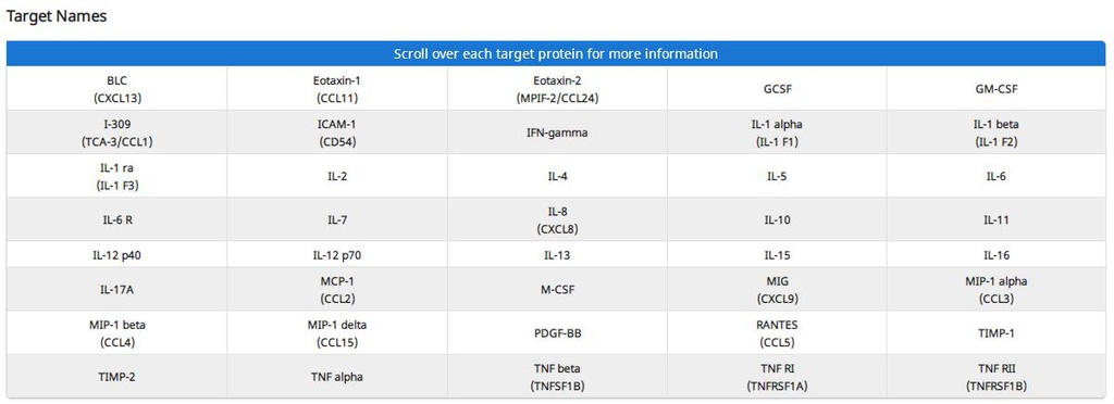 Human Inflammation Array Q3